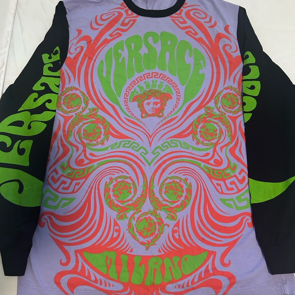 Versace Multicolor Graphic Tee